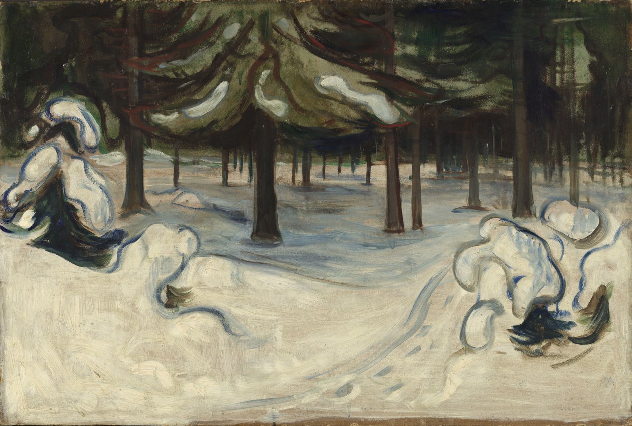 Zima od Edvard Munch