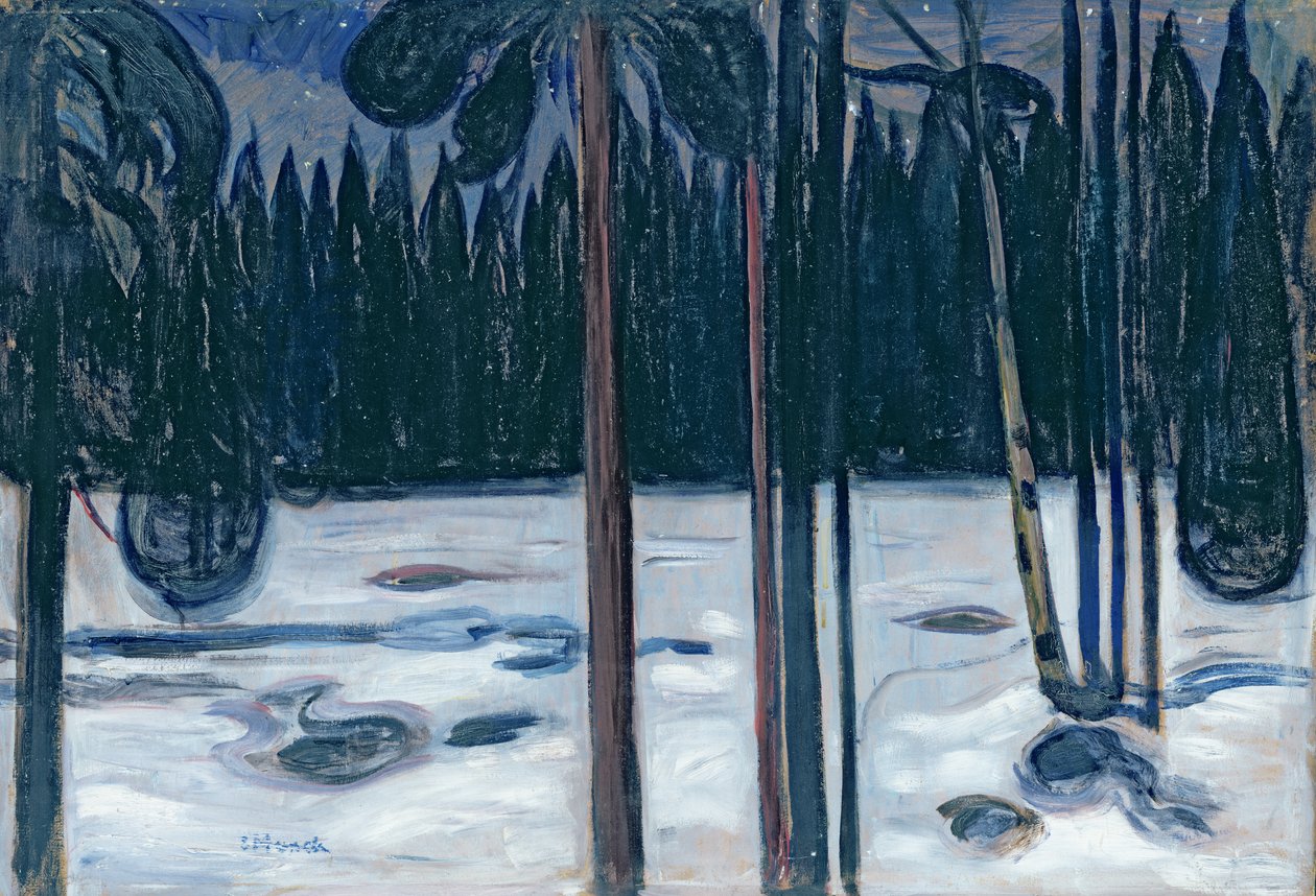 Zimní krajina od Edvard Munch