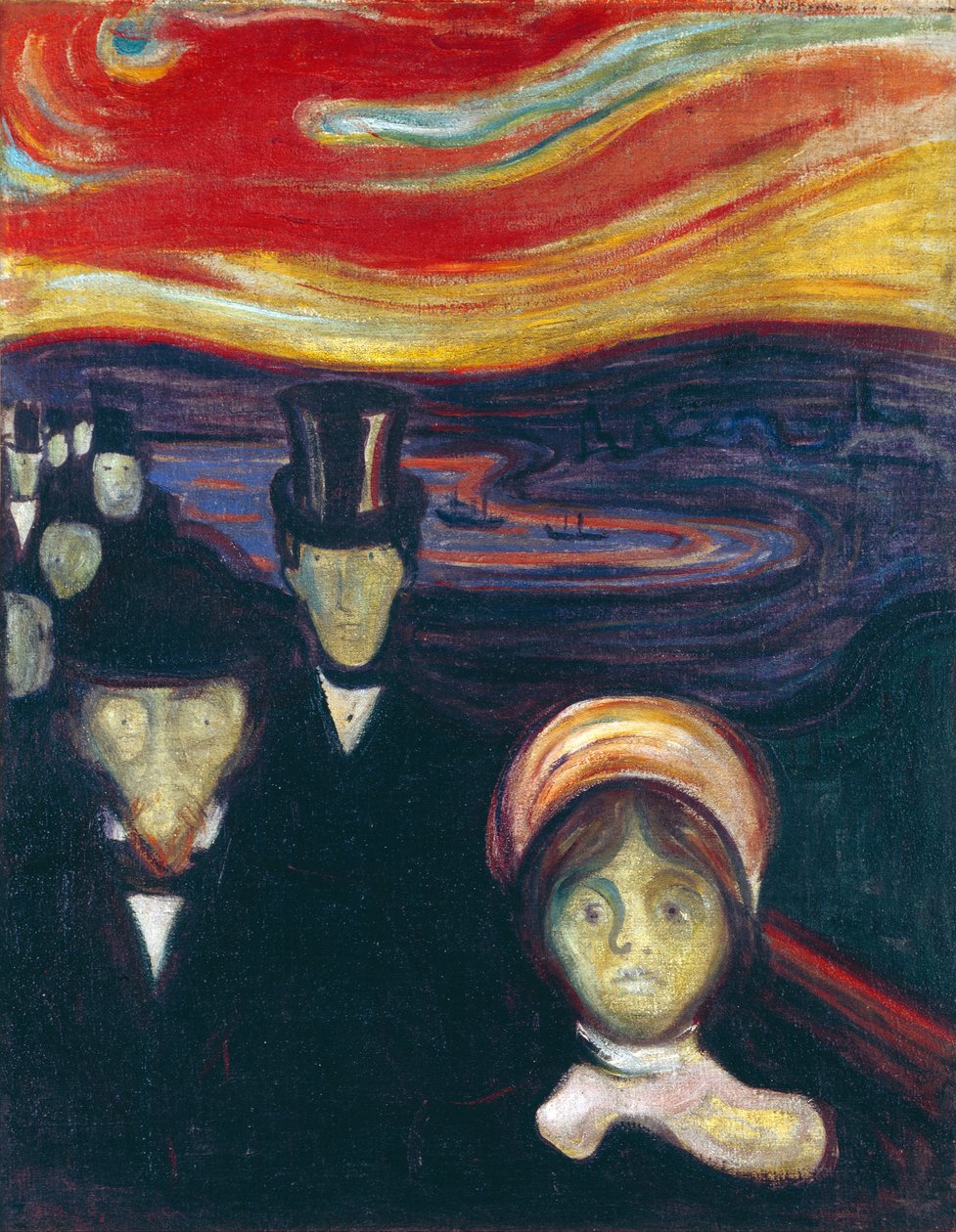 Úzkost od Edvard Munch