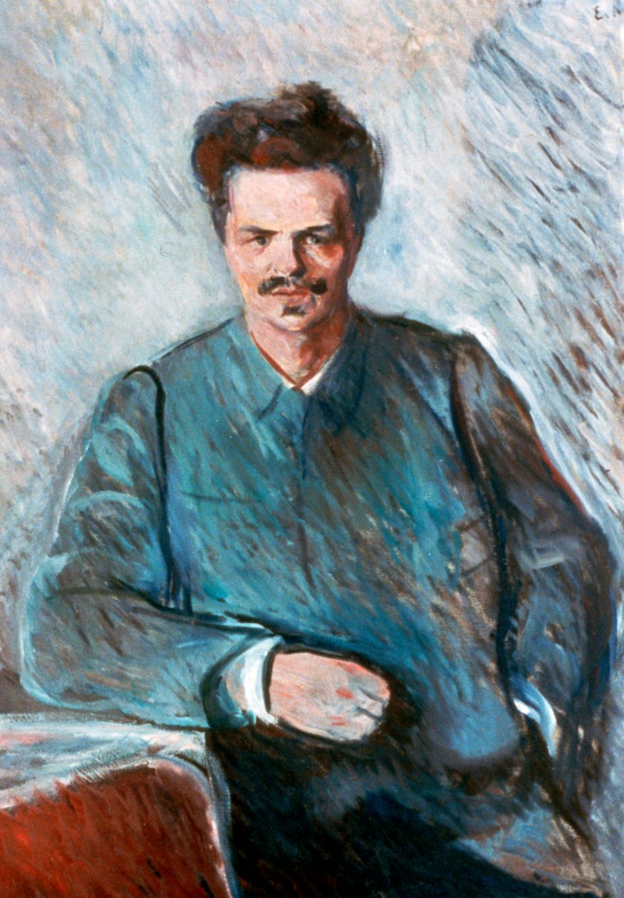August Strindberg, 1892 od Edvard Munch