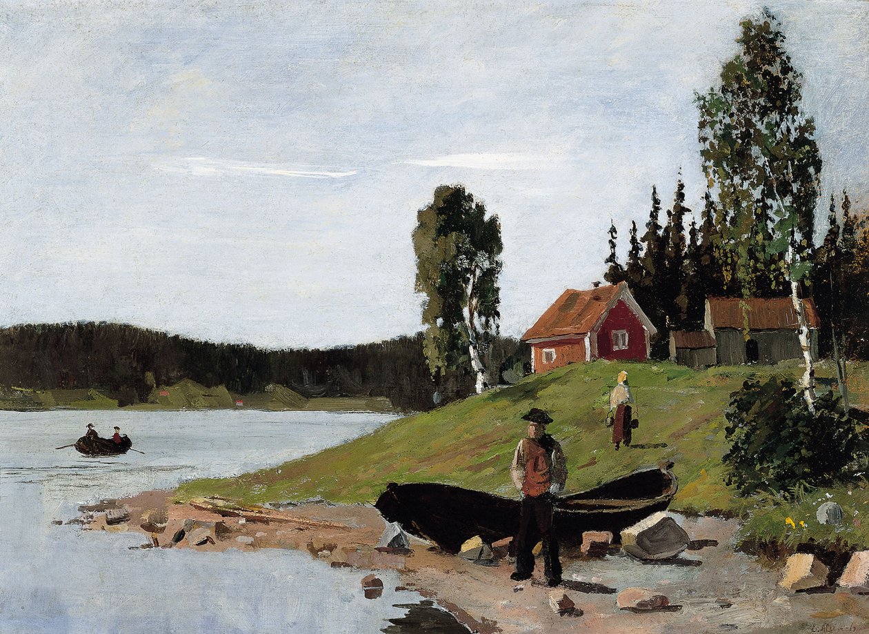 Krajina pobřeží, 1881 od Edvard Munch