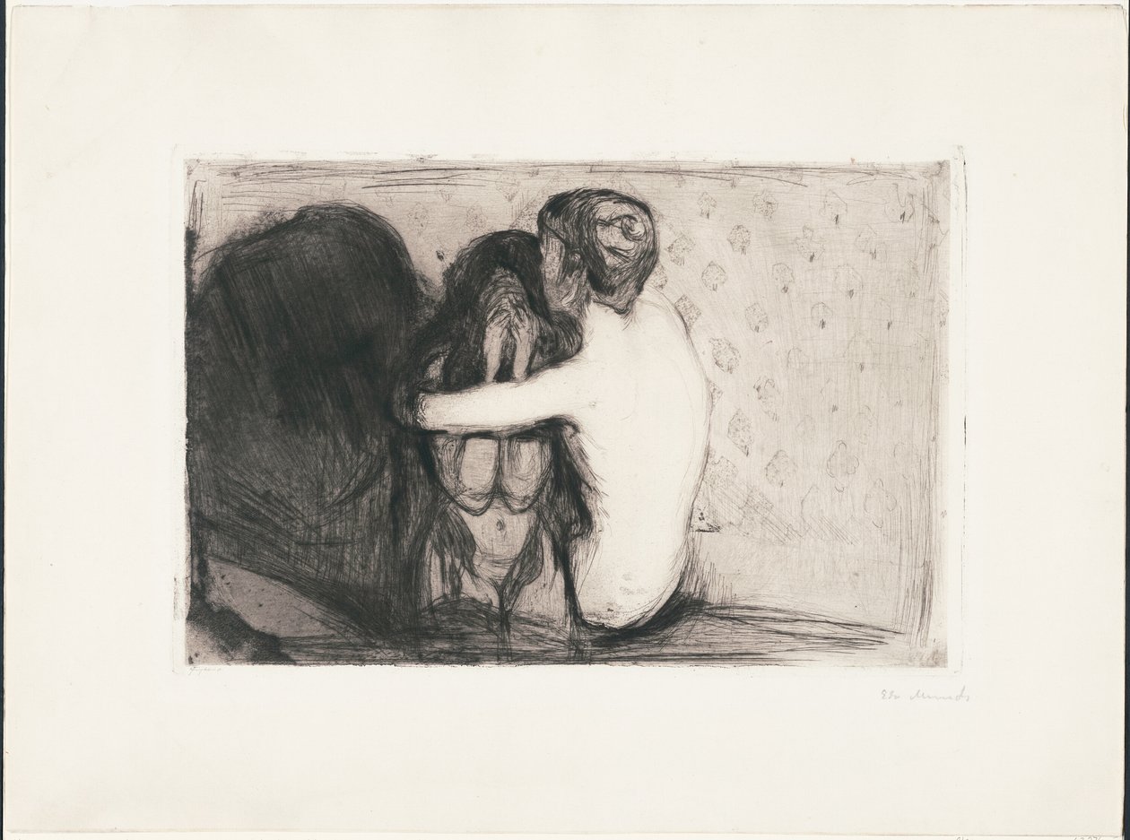Útěcha od Edvard Munch