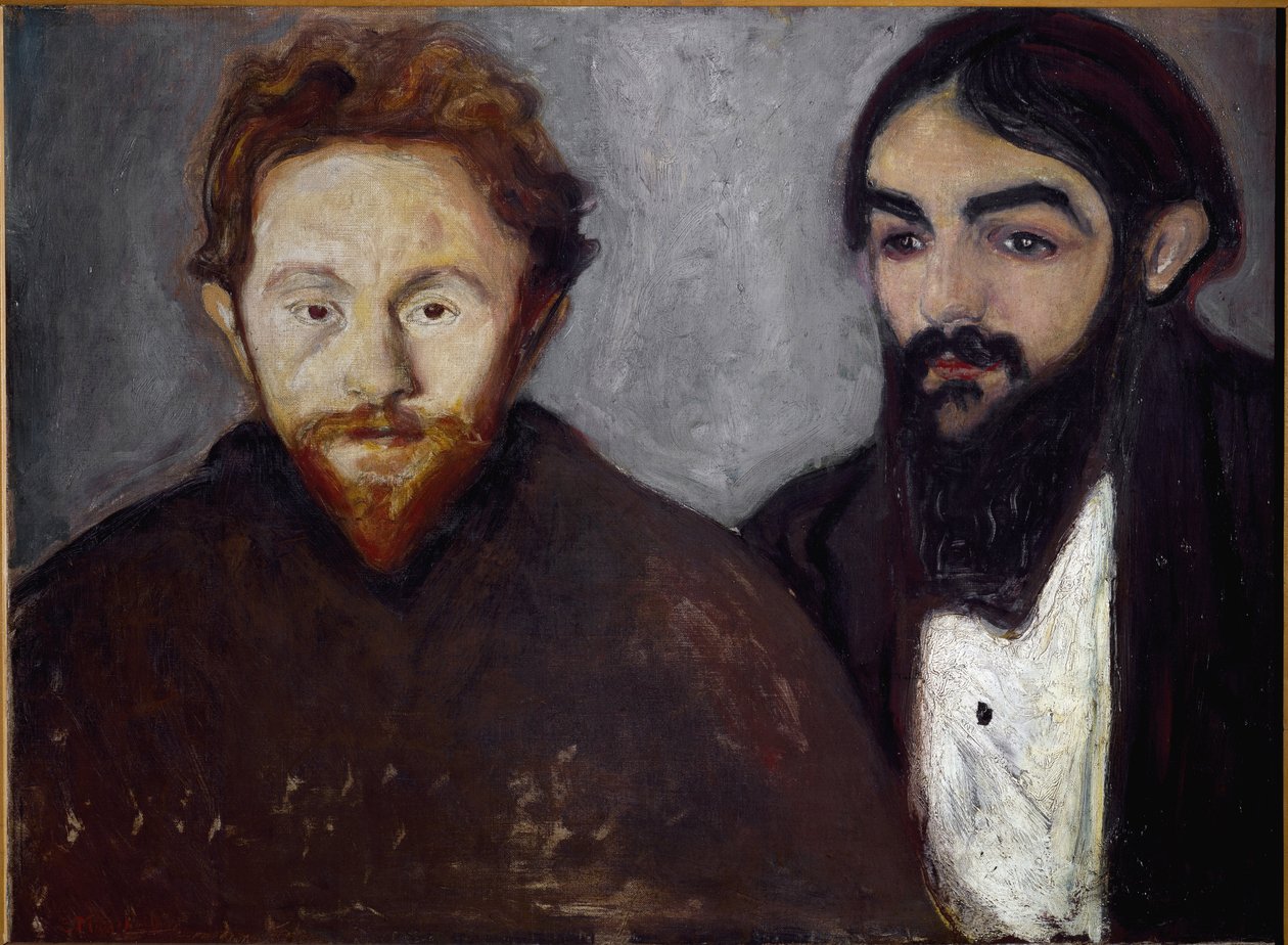 Dvojitý portrét od Edvard Munch