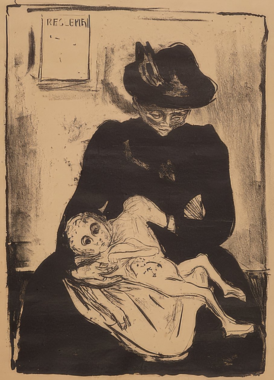 Dědictví. 1916 od Edvard Munch