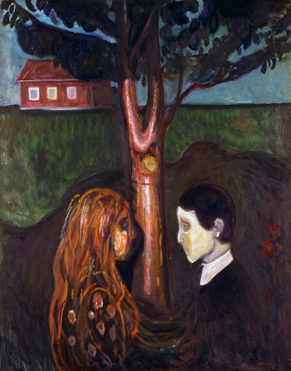 Oči v očích od Edvard Munch