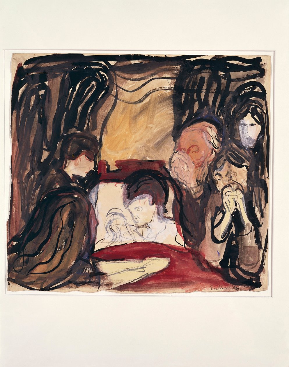 Horečka od Edvard Munch