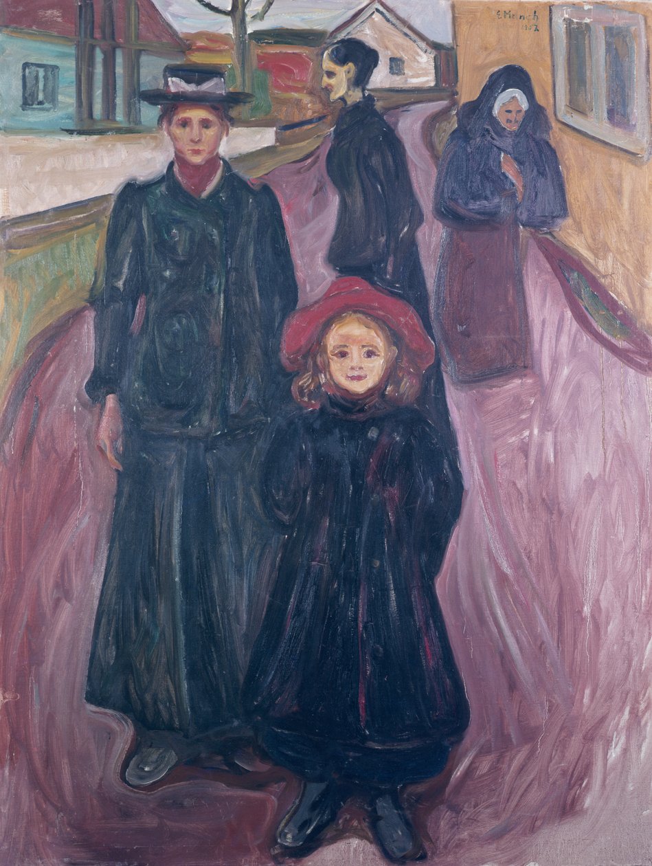 Čtyři věkové kategorie od Edvard Munch