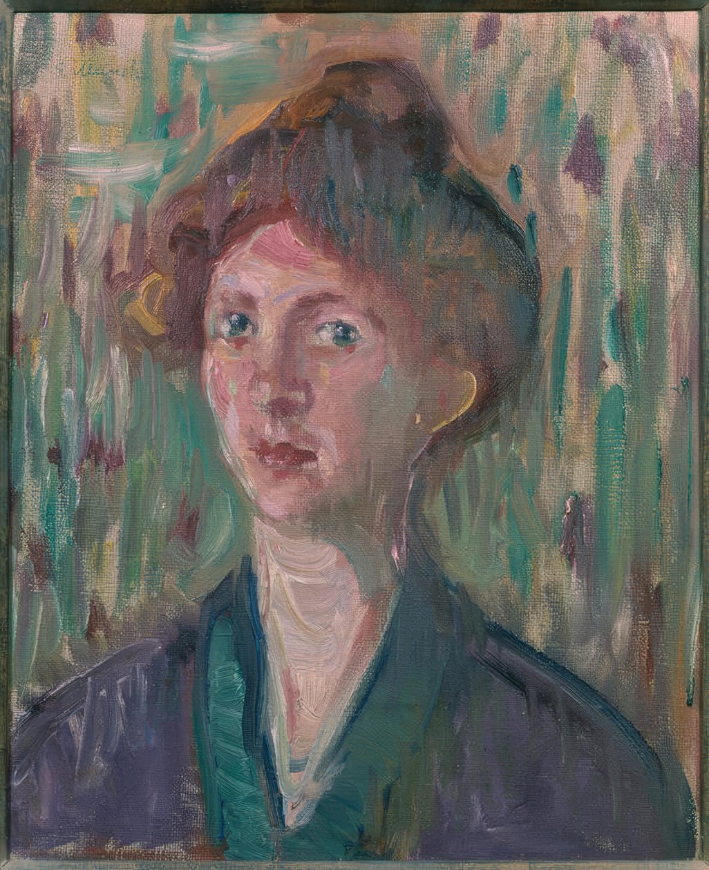 Portrét ženy od Edvard Munch