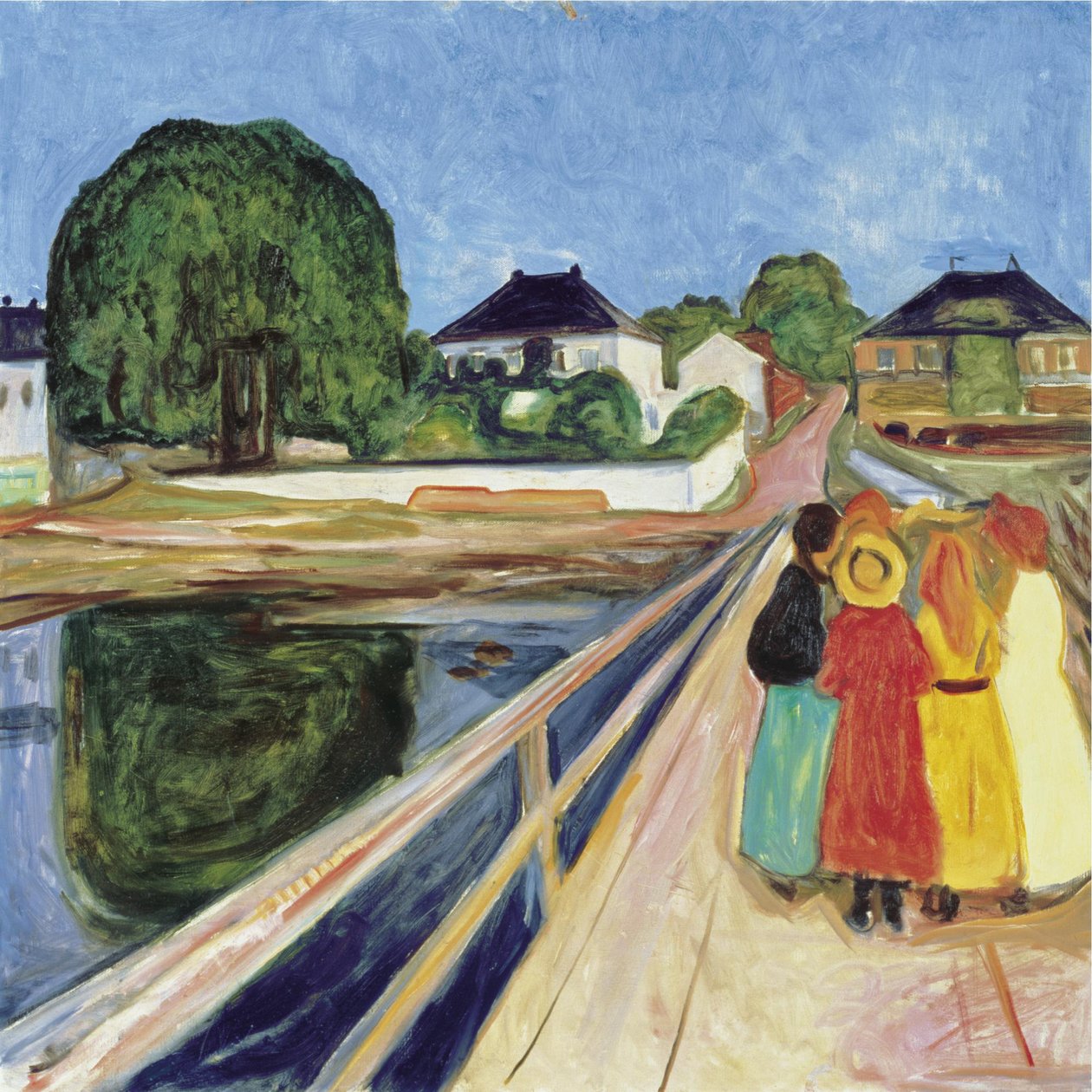 Dívky na mostě, 1902 od Edvard Munch