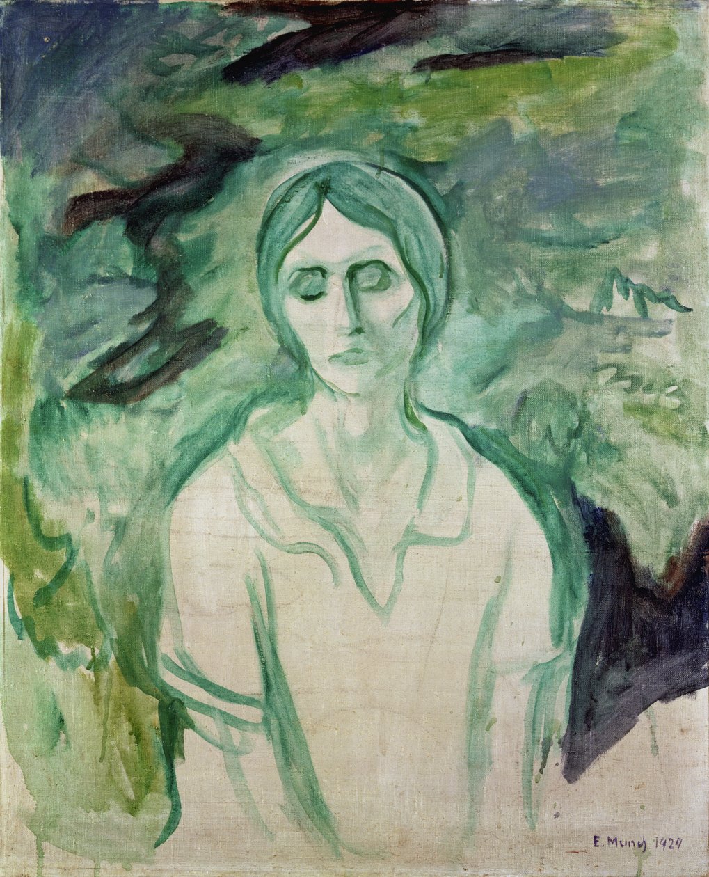 Gotická dívka od Edvard Munch