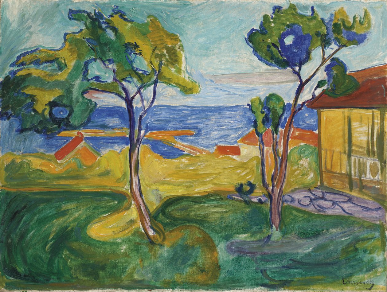 Hagen i Asgardstrand, 1904-1905 od Edvard Munch