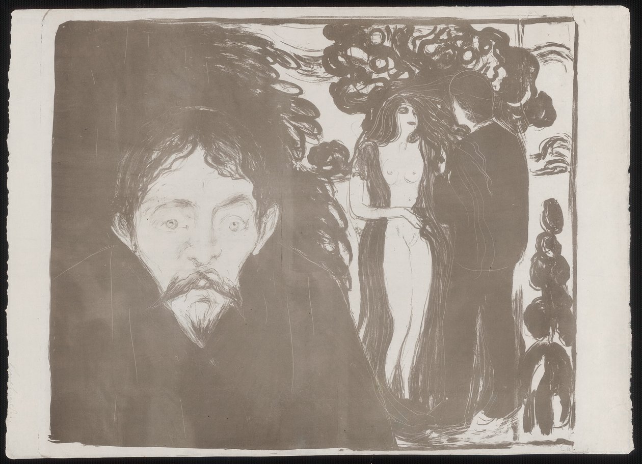 Žárlivost od Edvard Munch