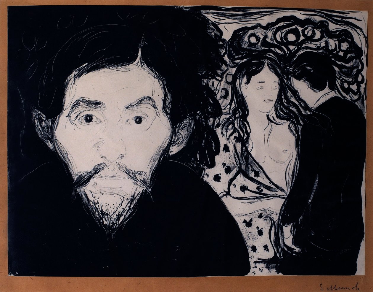 Žárlivost od Edvard Munch
