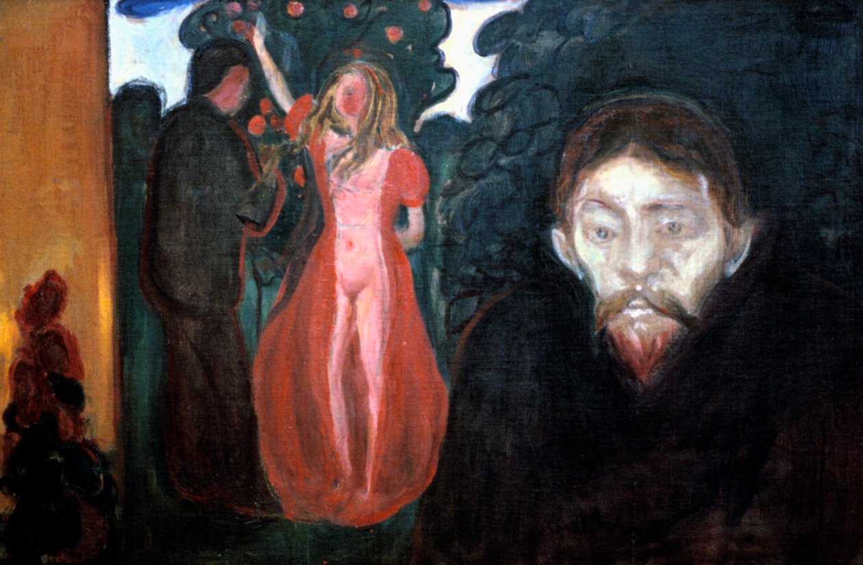 Žárlivost, 1895 od Edvard Munch
