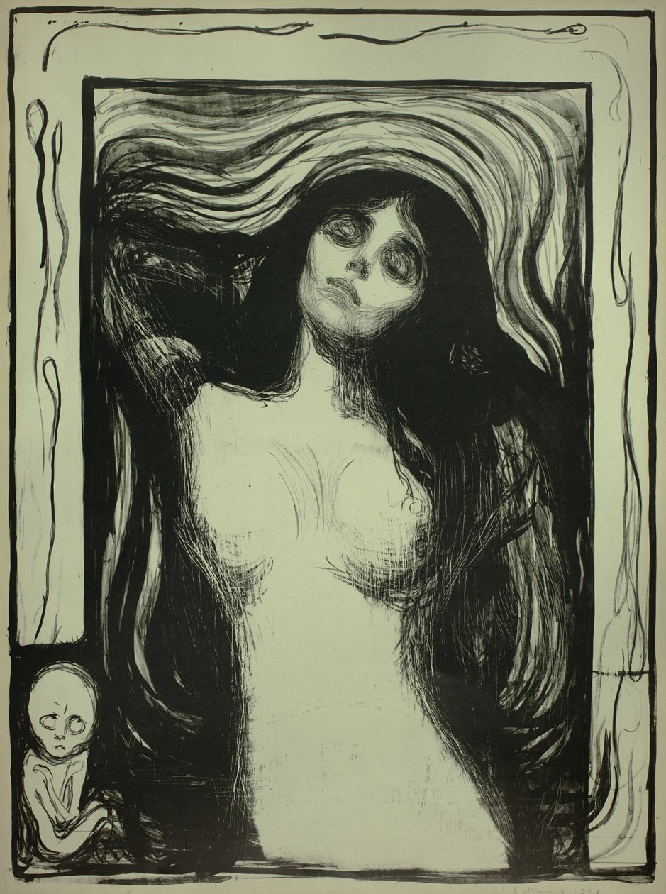 madona od Edvard Munch