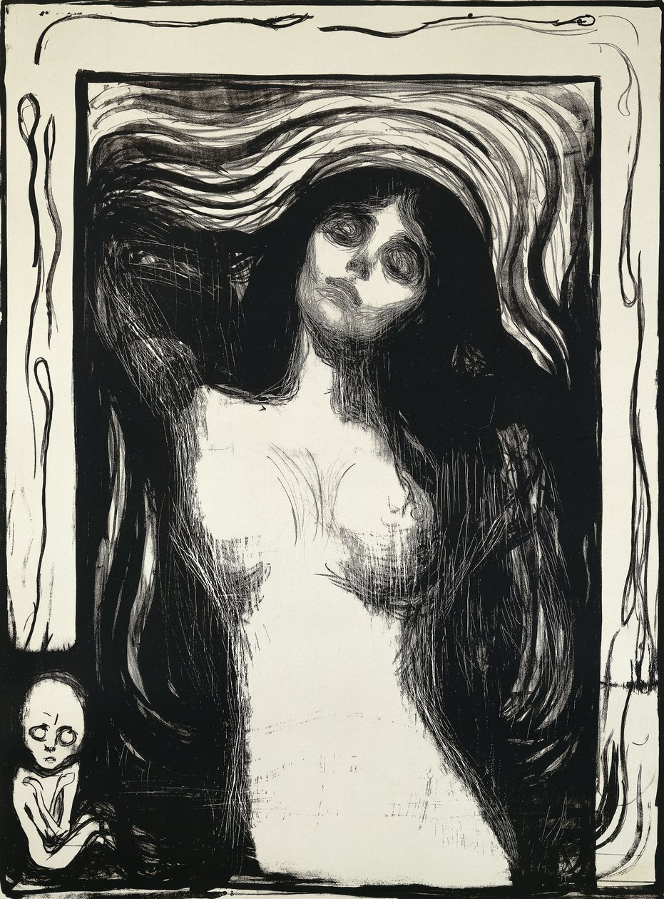madona od Edvard Munch