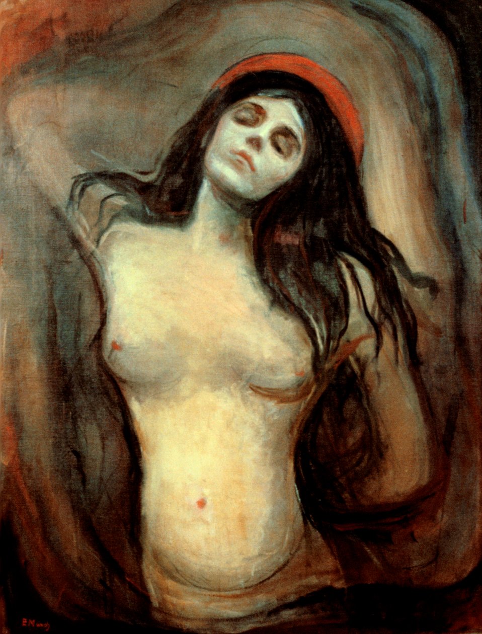 Madonna, 1894-1895 od Edvard Munch