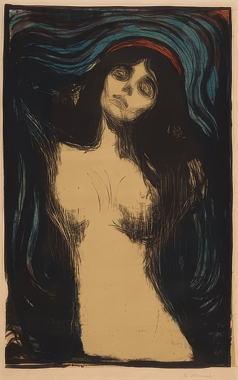 Madona. 1895/1902 od Edvard Munch