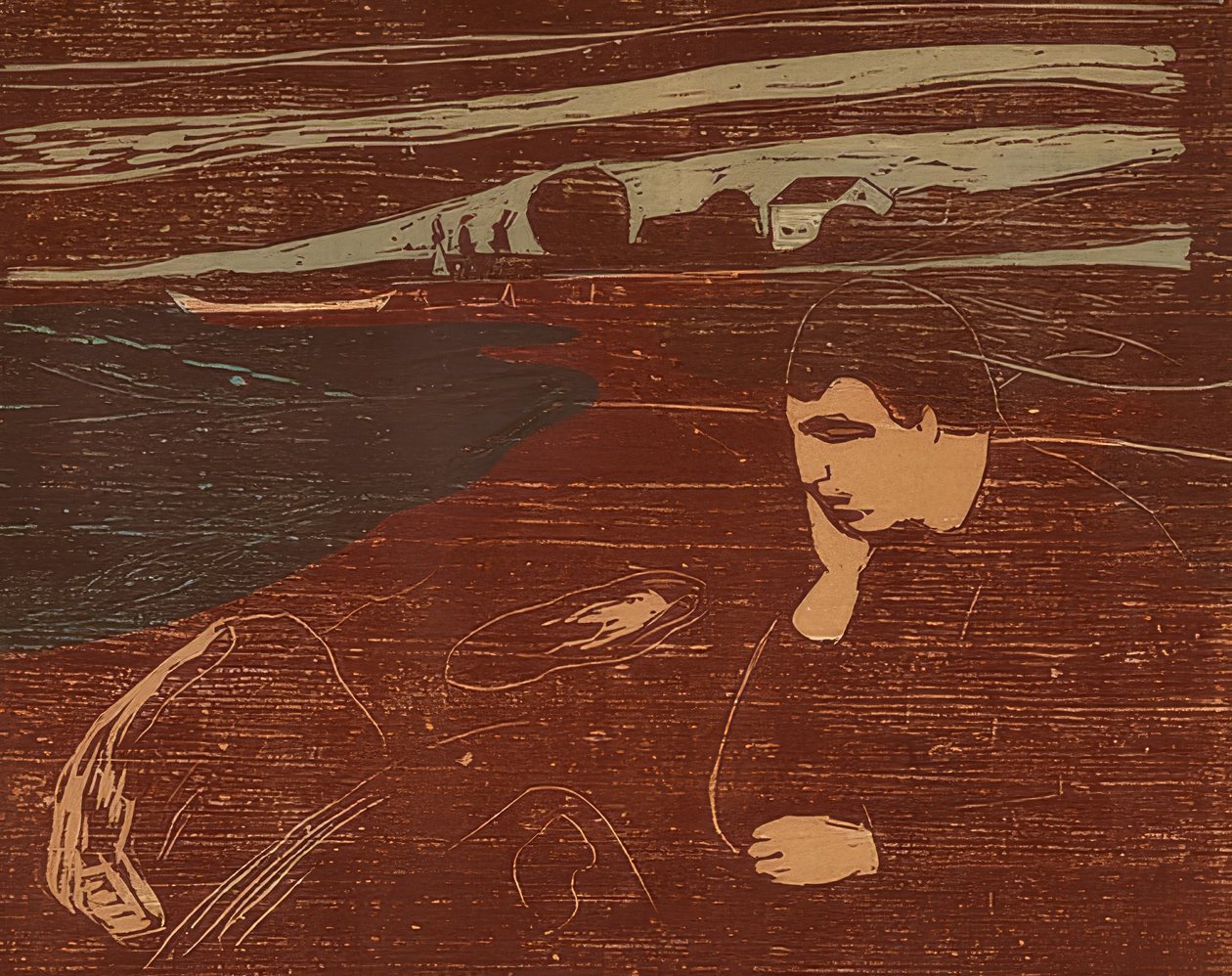 Melancholie III. 1902 od Edvard Munch