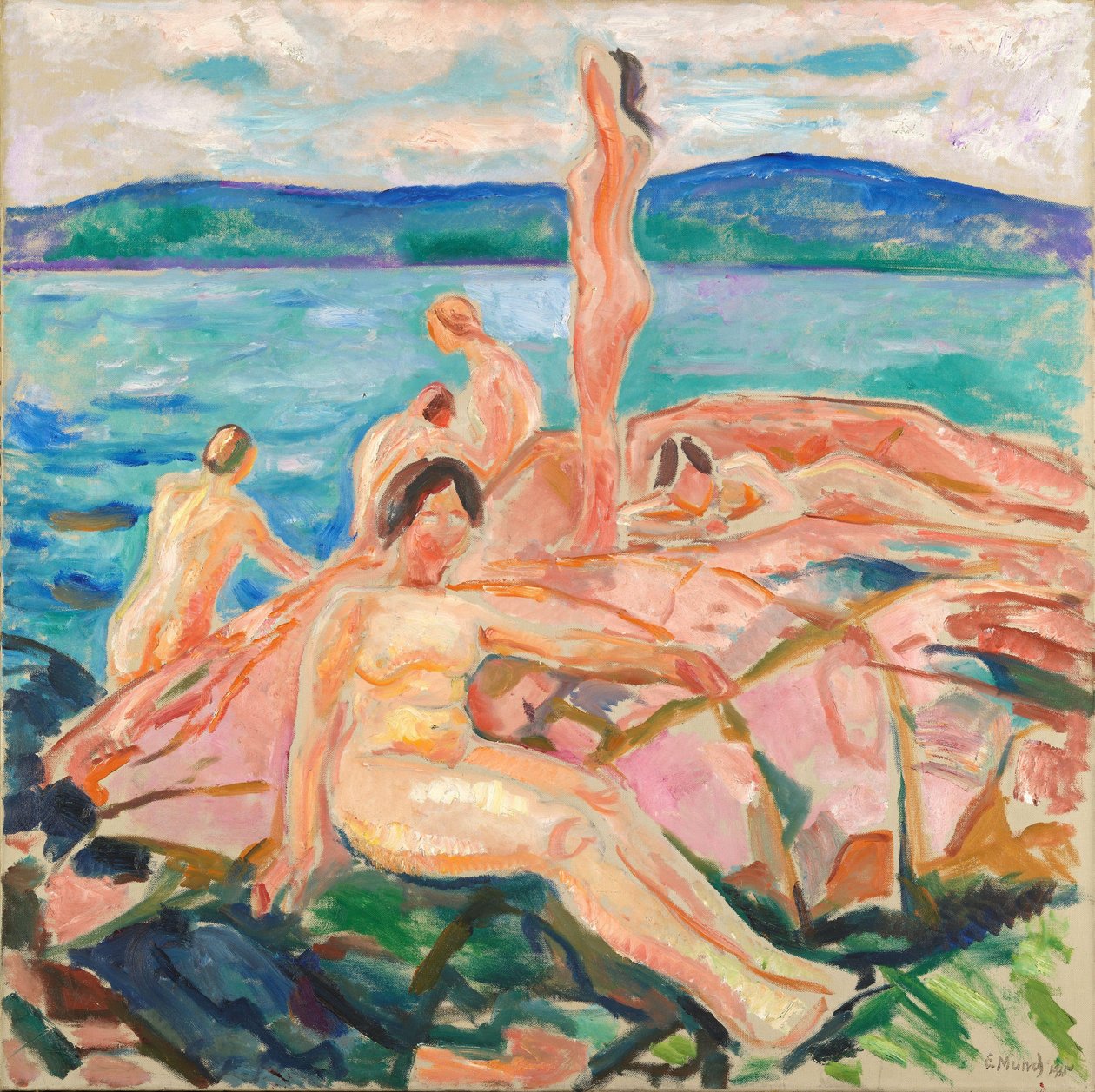 Letní slunovrat od Edvard Munch