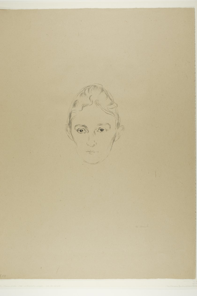 Paní Marie Linde od Edvard Munch