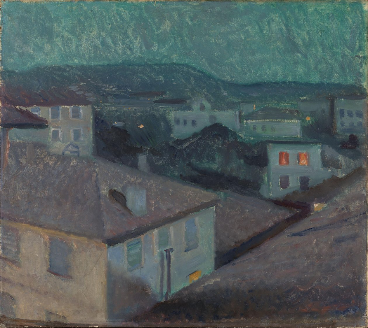 Noc v Nice od Edvard Munch