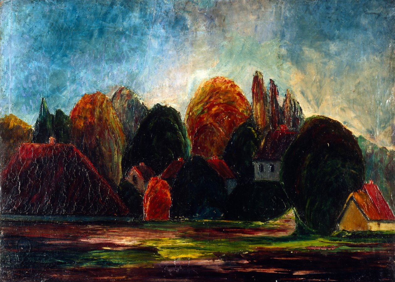 Norská krajina od Edvard Munch