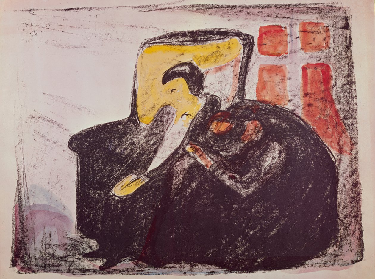 Zhroucení Oswalda od Edvard Munch