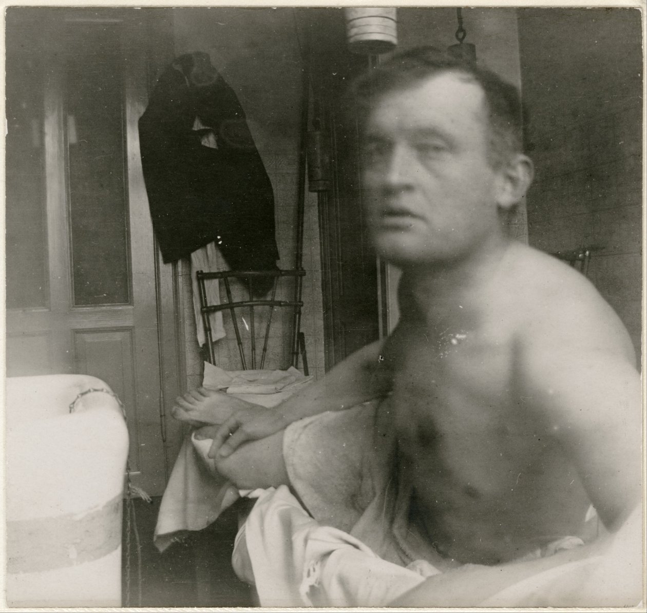 Autoportrét „à la Marat“ od Edvard Munch