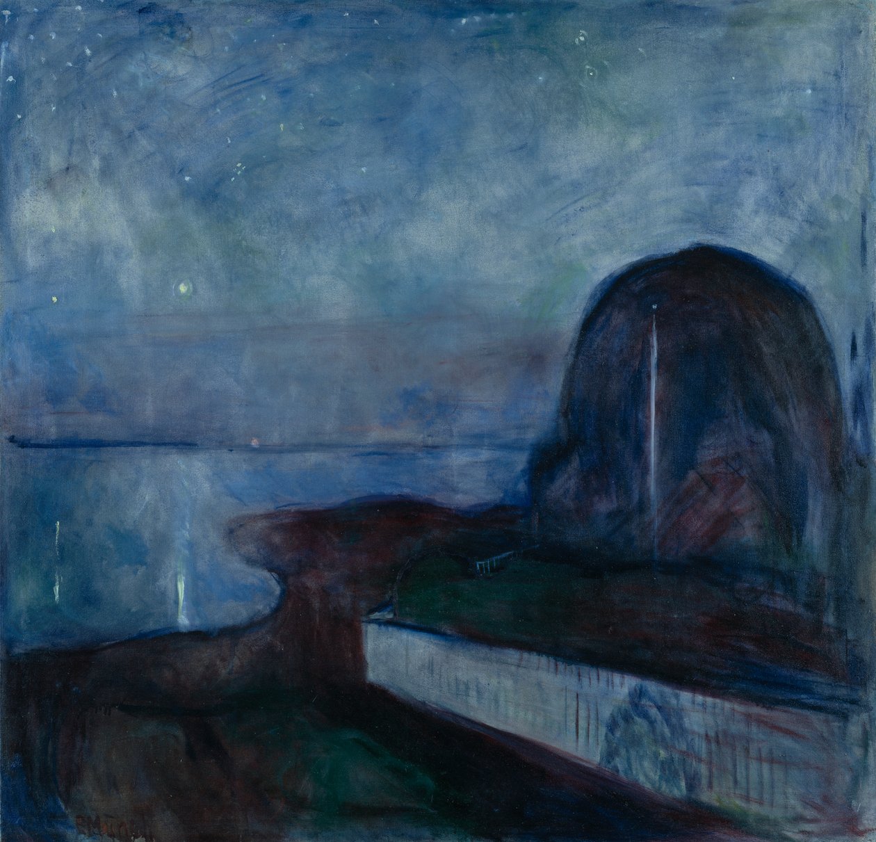 Hvězdná noc od Edvard Munch