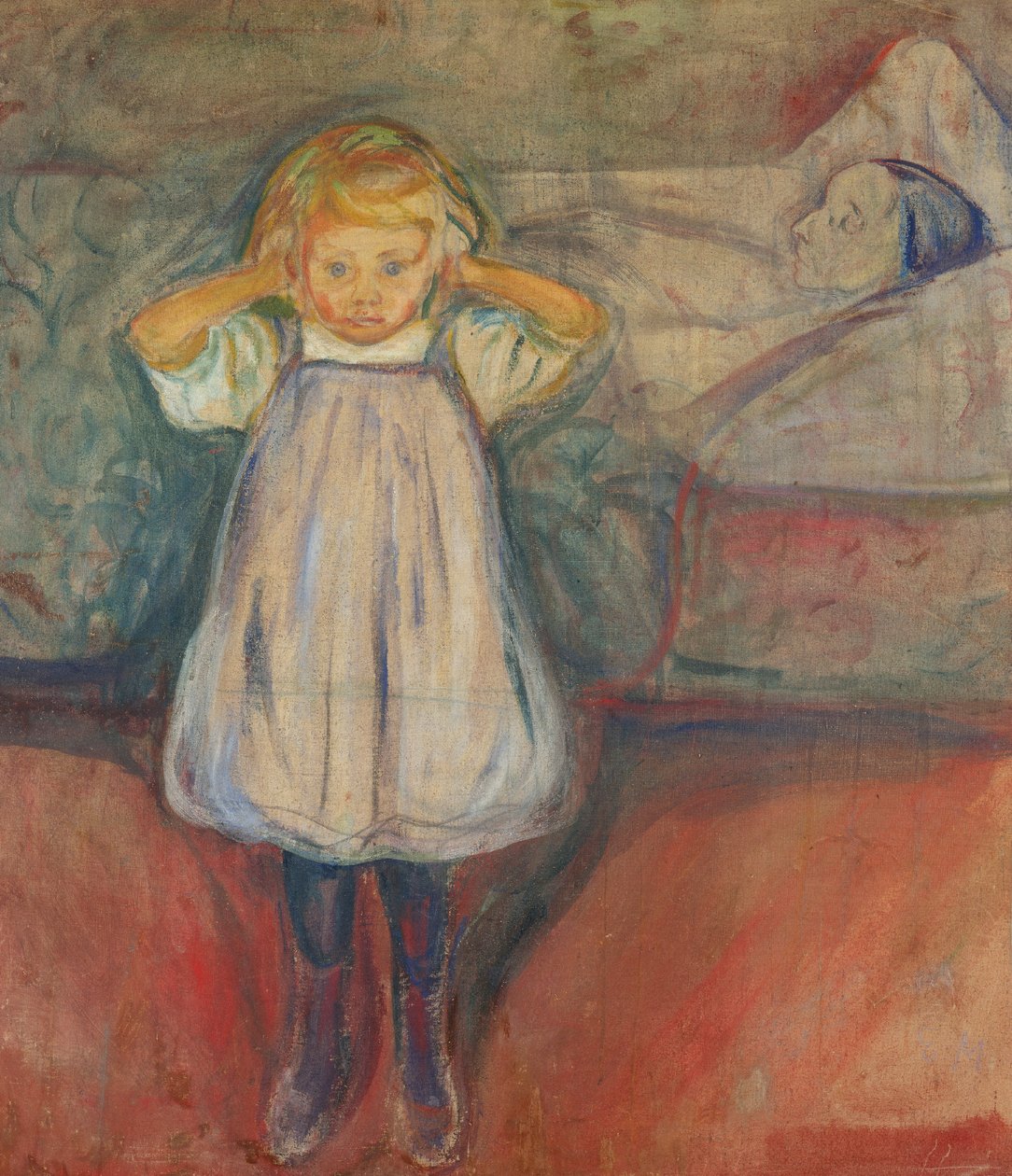 Dítě a smrt od Edvard Munch