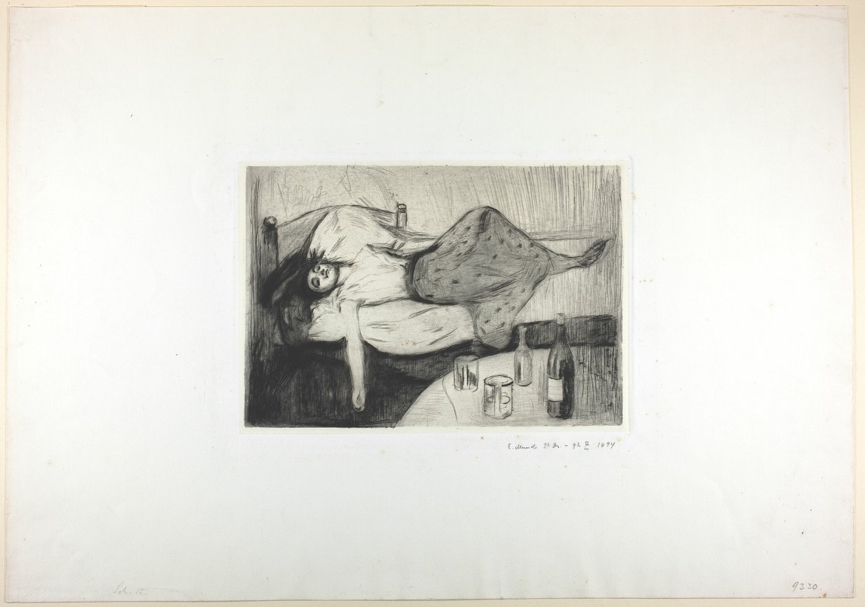 Den poté od Edvard Munch