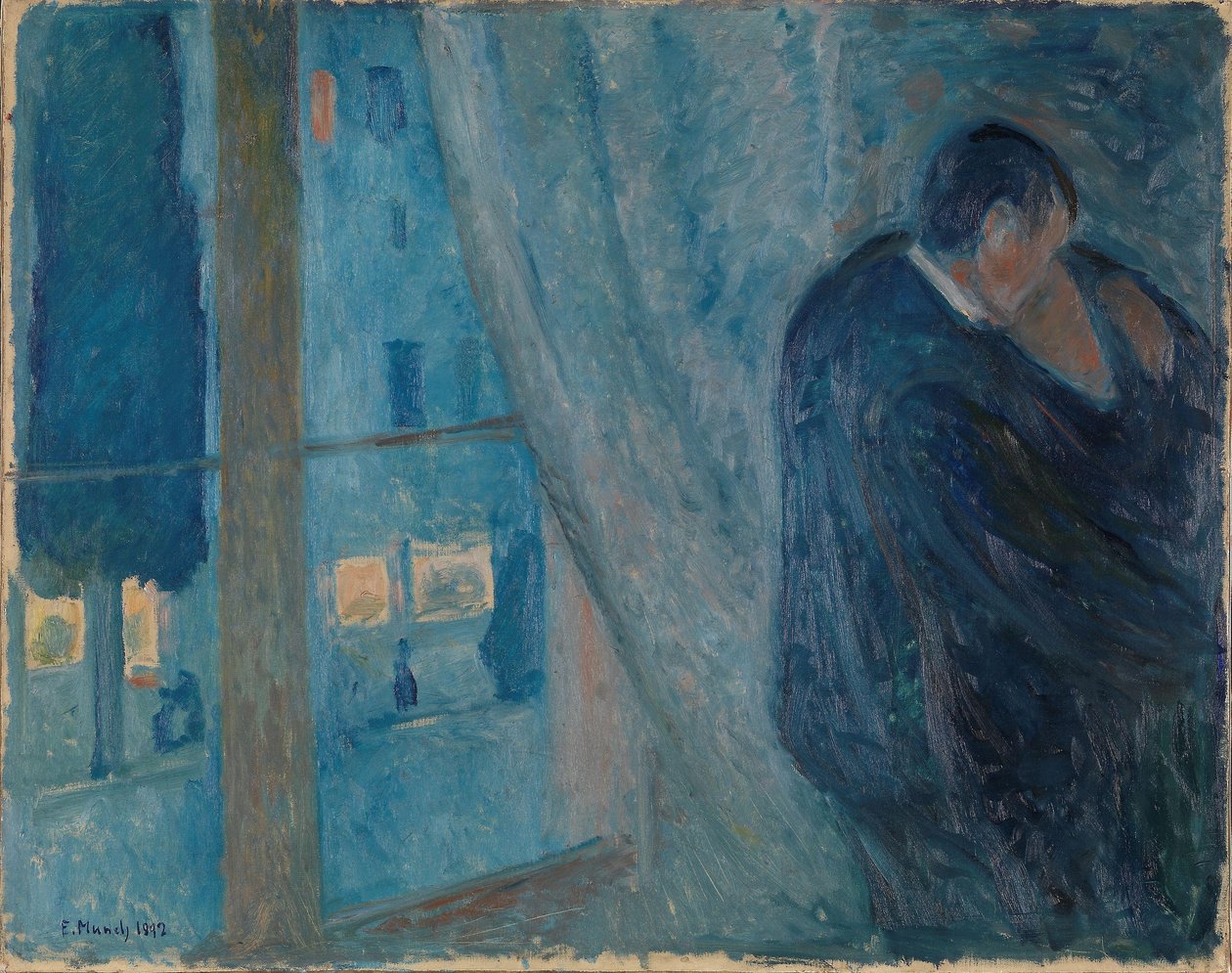 Polibek od Edvard Munch