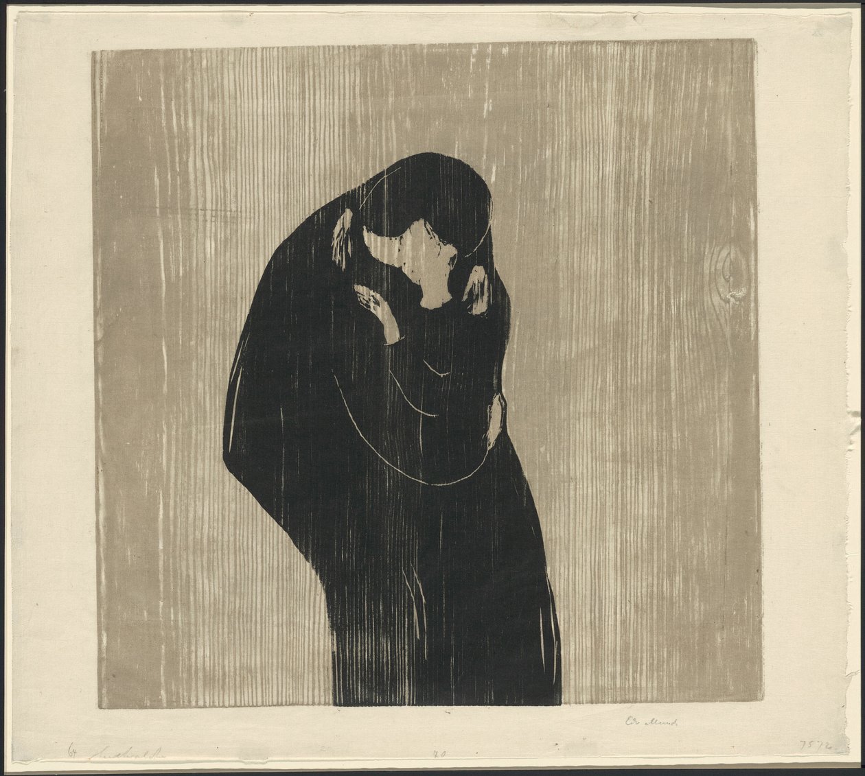 Polibek IV od Edvard Munch