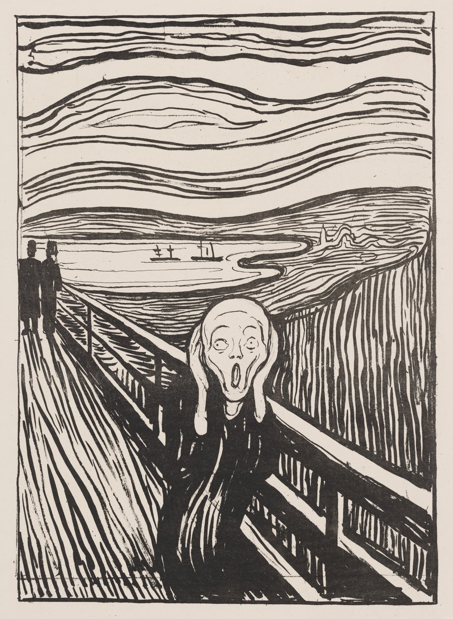Křik od Edvard Munch