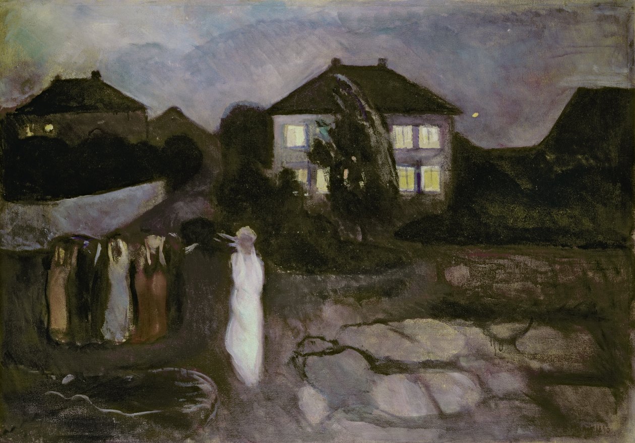 Bouře, 1893 od Edvard Munch