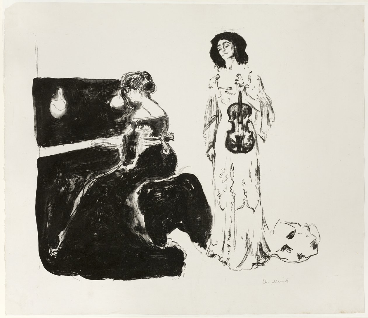 Houslový koncert od Edvard Munch