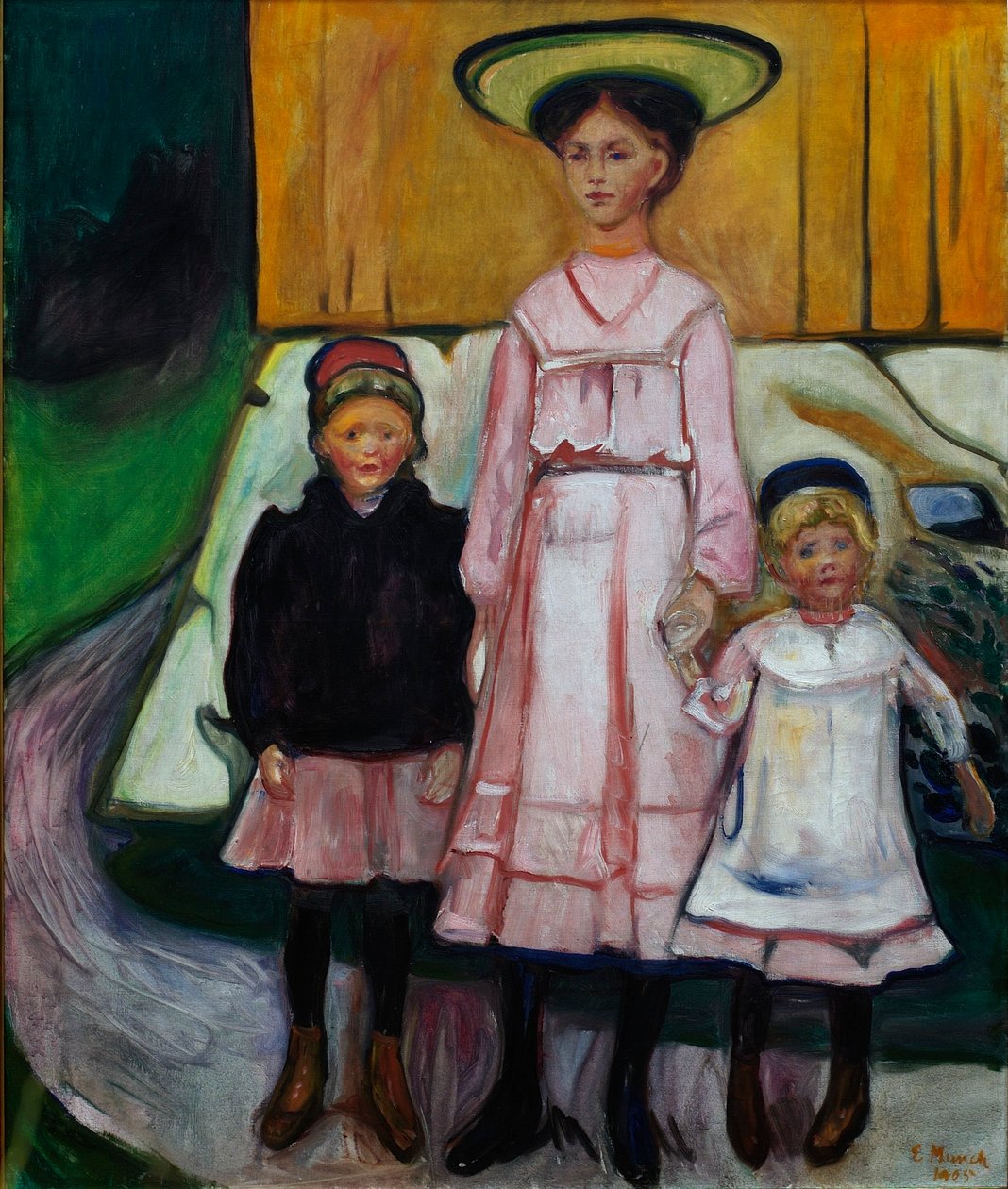 Tři děti od Edvard Munch