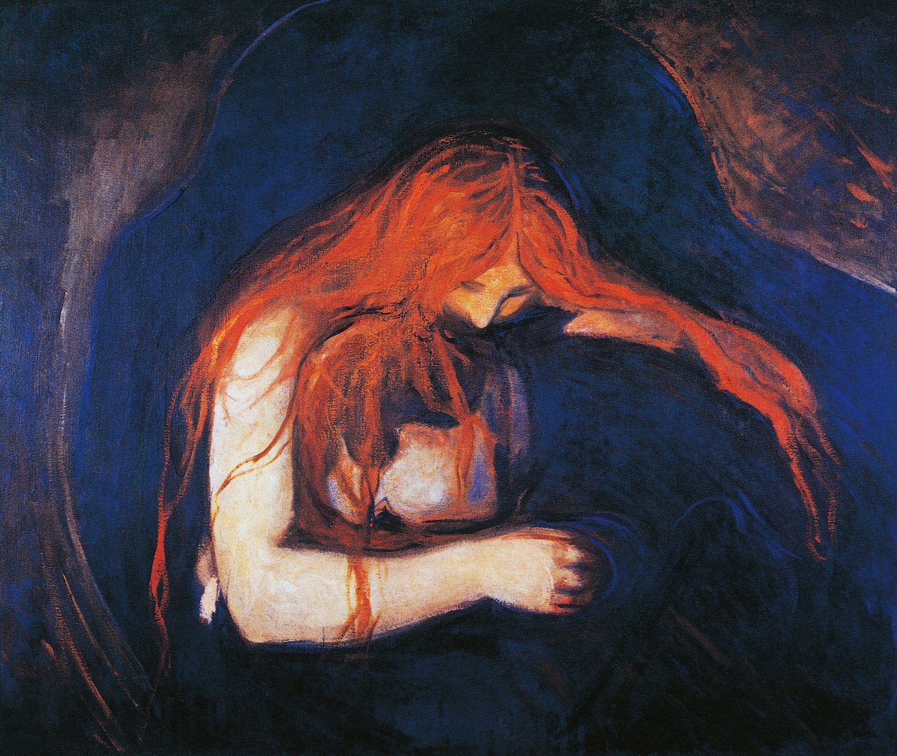 Upír od Edvard Munch