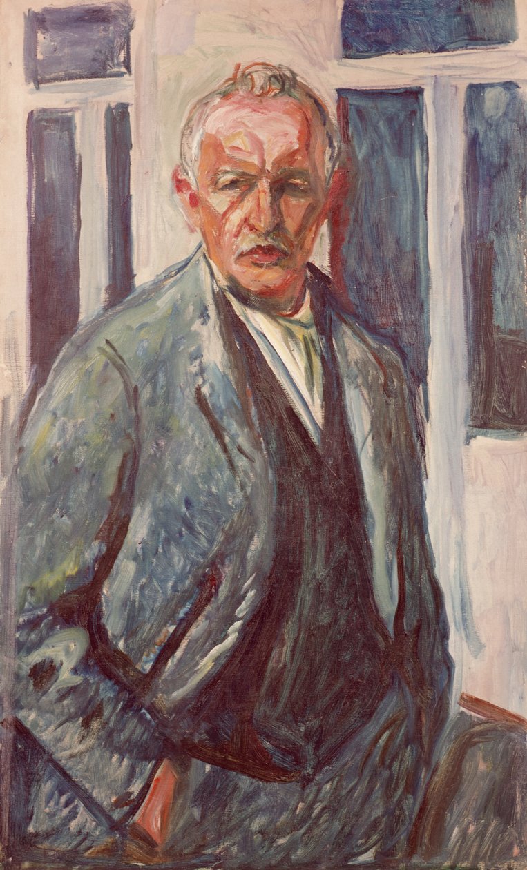 S oběma rukama v kapsách kalhot od Edvard Munch