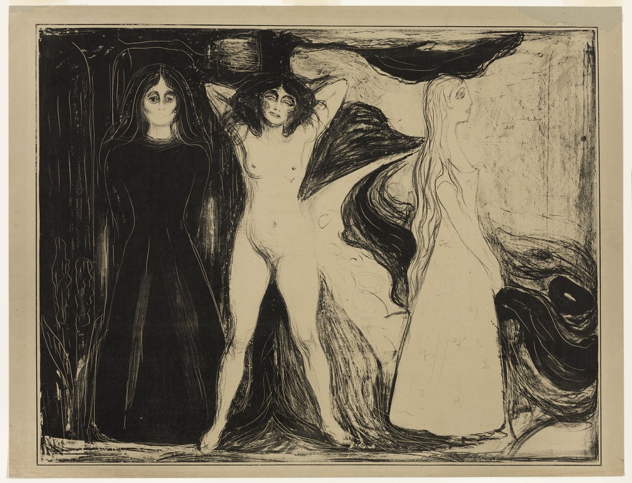 Žena (Sfinga) od Edvard Munch