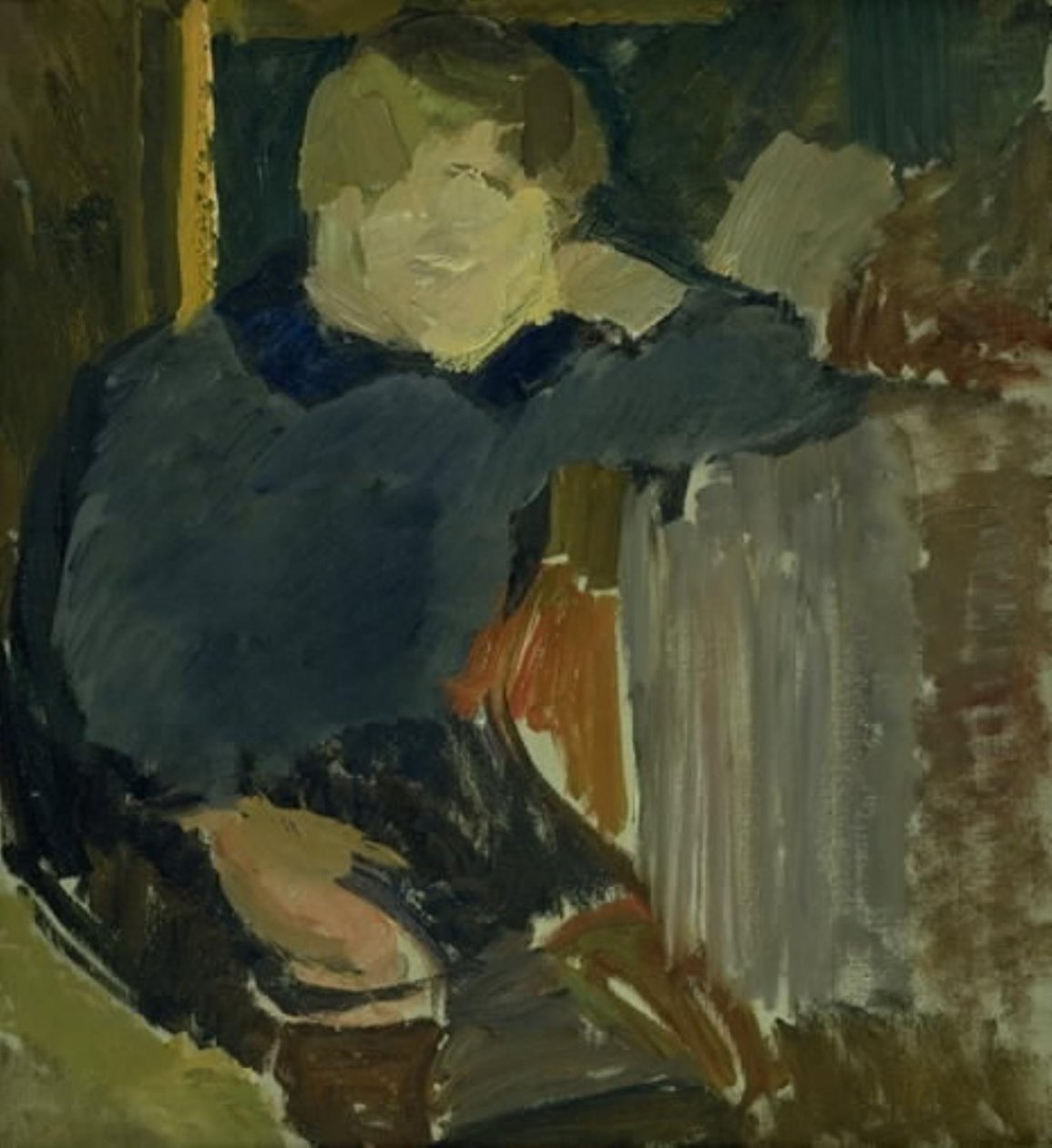 Portrét chlapce od Edvard Weie