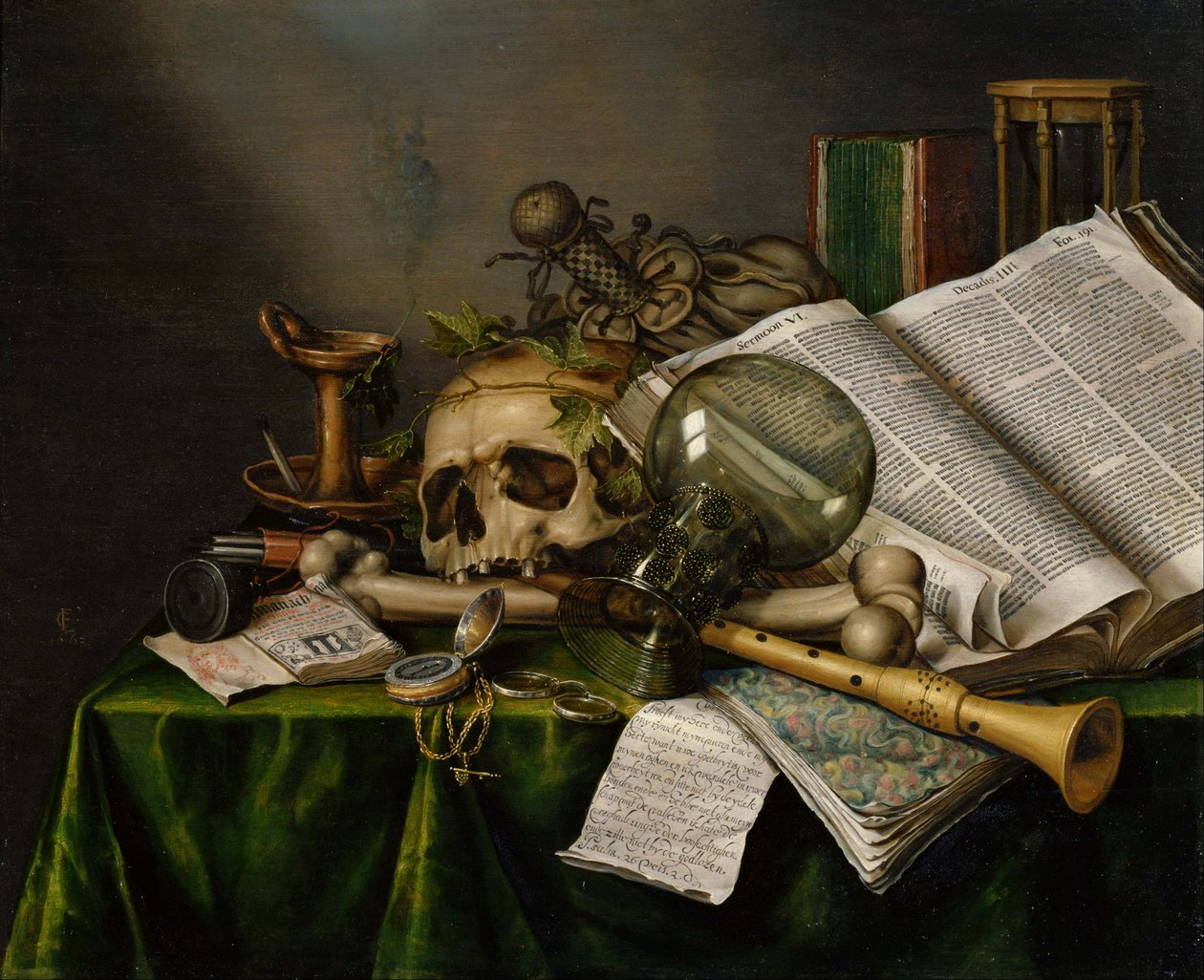 Vanitas od Edwaert Colyer or Collier