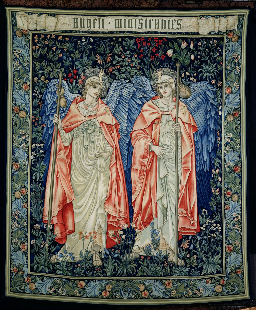 Sloužící andělé, 1894 (tapisérie) od William Morris