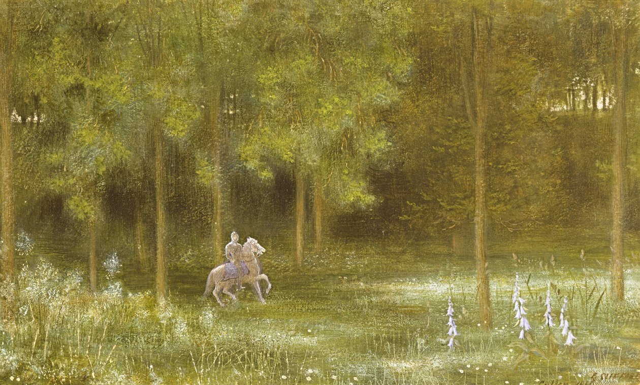 Rytíř v krajině od Edward Clifford