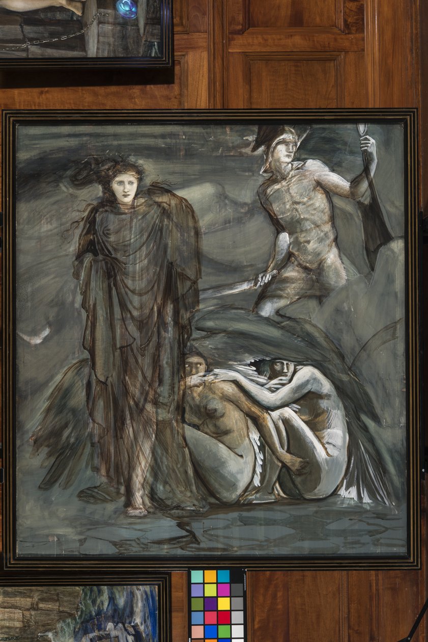 The Finding of Medusa, c.1876 (kvaš) od Edward Burne Jones