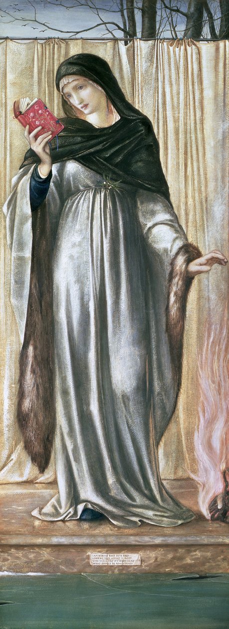 Zima, 1869-70 od Edward Burne Jones