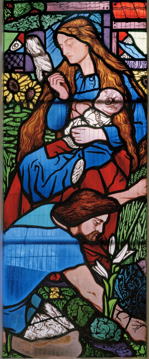 Adam a Eva po pádu, 1857 od Edward Burne Jones