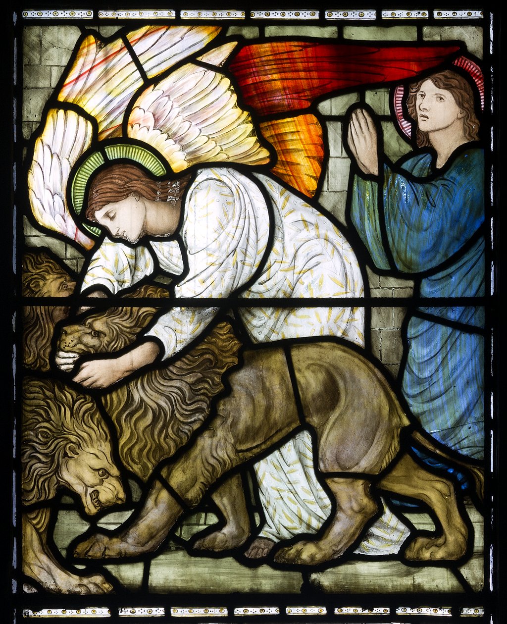Daniel v jámě lvů, 1879 od Edward Burne Jones