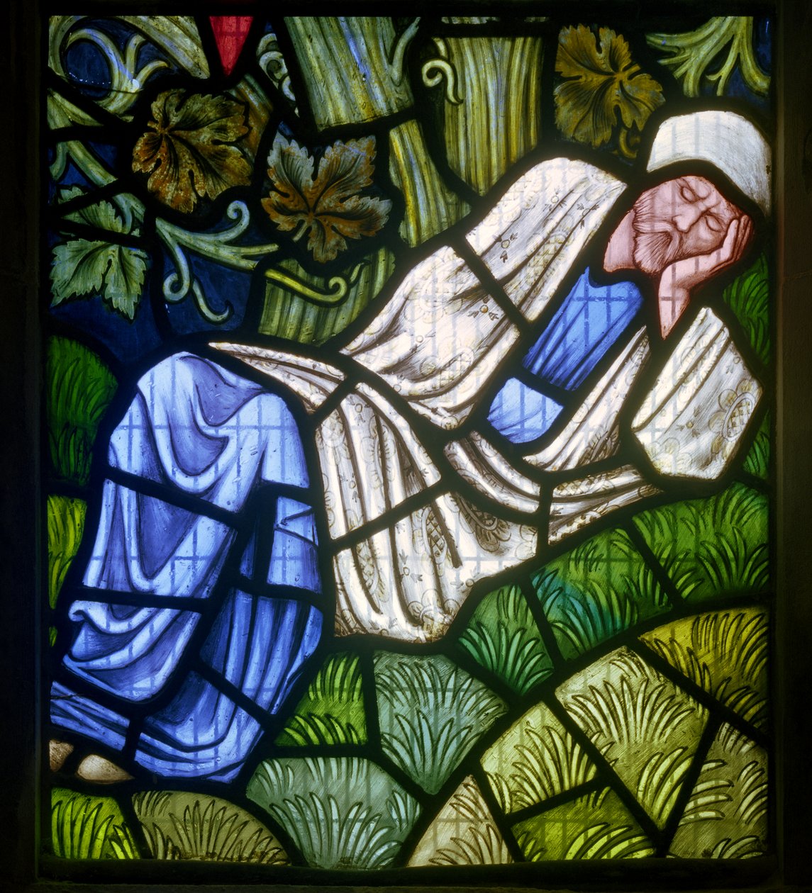 Rottingdean, St Margaret, Morris & Co., Edward Burne-Jones, The Tree Of Jesse, Burne-Jones Self Portrait, 1897 od Edward Burne Jones